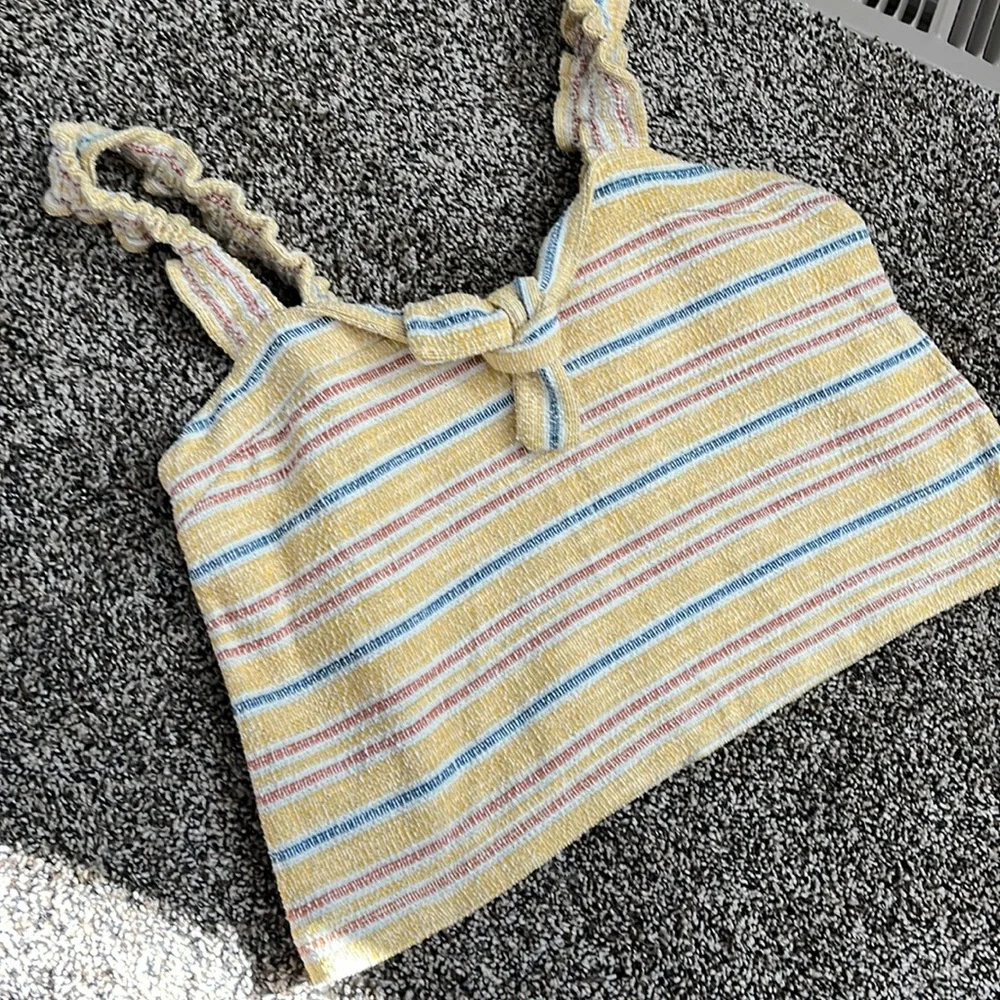 Madewell Striped Knit Tank Top, NWOT - Picture 2 of 6